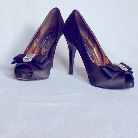 Brown Satin Dress Sandal - Picture 1 of 3